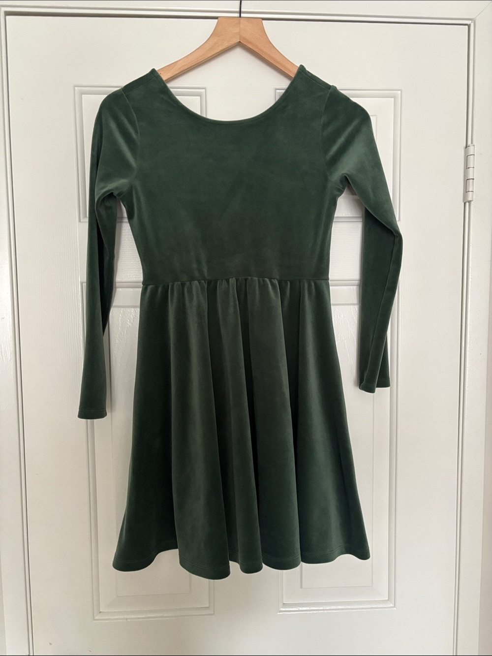 Tea Collection Green Velvet Dress - size 14